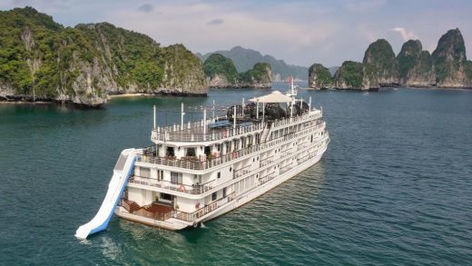 Du thuyền Day Cruise  Ambassador II – 7H Tham quan Hang Sửng Sốt -Đảo Titop và Hang Luồn